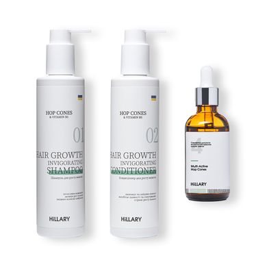 Shampoo and hair serum MULTI-ACTIVE HOP CONES + Conditioner for hair growth