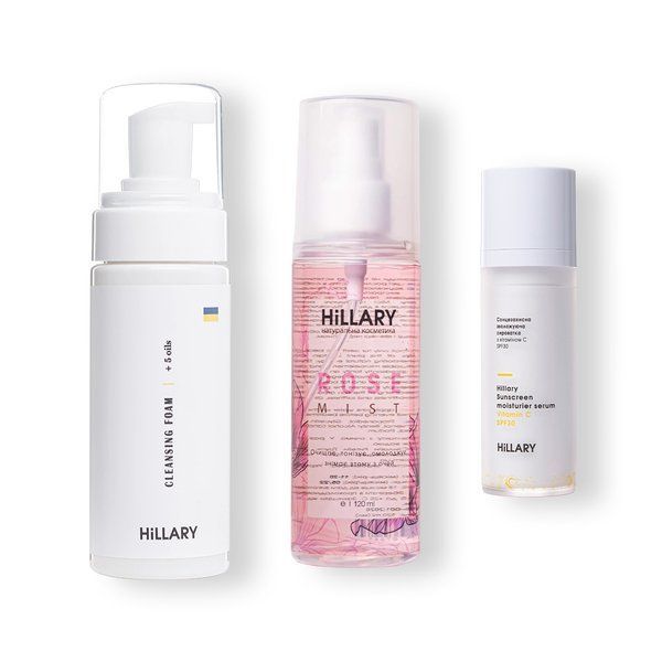 Набір для обличчя сонцезахисний та тонізуючий Hillary Sun protection and Toning - фото №1