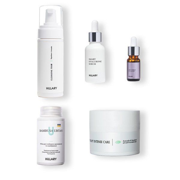 Базовий набір для догляду за сухою шкірою Зимовий догляд Hillary Winter care for dry skin - фото №1