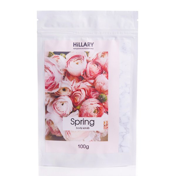 Скраб для тіла парфумований Hillary Spring Body Scrub, 100 г - фото №1