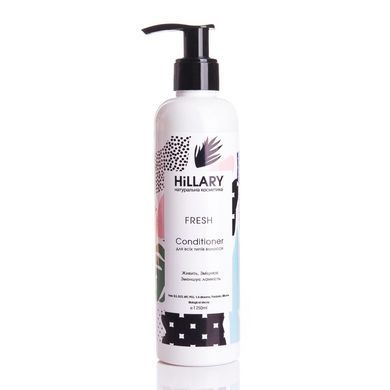 Натуральный шампунь для всех типов волос Hillary FRESH Shampoo, 500 мл + Кондиционер В ПОДАРОК! - фото №1