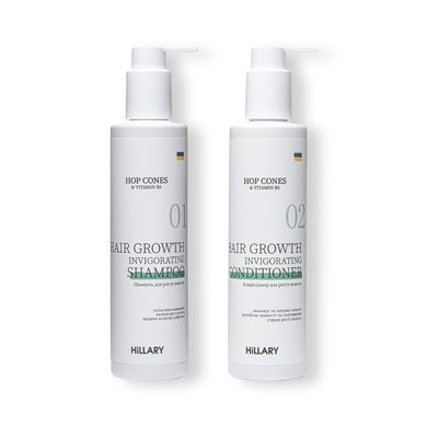 Shampoo + Conditioner Hillary Hop Cones & B5 Hair Growth Invigorating