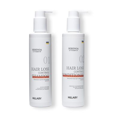 Shampoo + Conditioner Hillary Serenoa & PP Hair Loss Control Shampoo