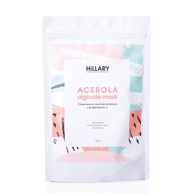 Стимулирующая альгинатная маска с витаминами В, C Hillary Acerola, 100 г - фото №1