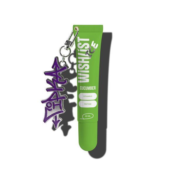 Бальзам-блиск для губ Cucumber Ice WishList Lip Gloss Balm, 10 мл + Брелок "гірка" - фото №1