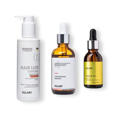 Anti-hair loss mask and hair serum Concentrate Serenoa + Argan oil